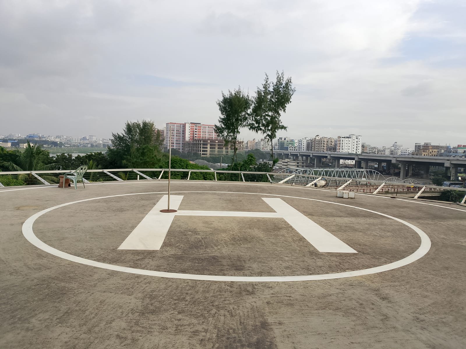 Rooftop Helipad at Bulbul Event Spaces